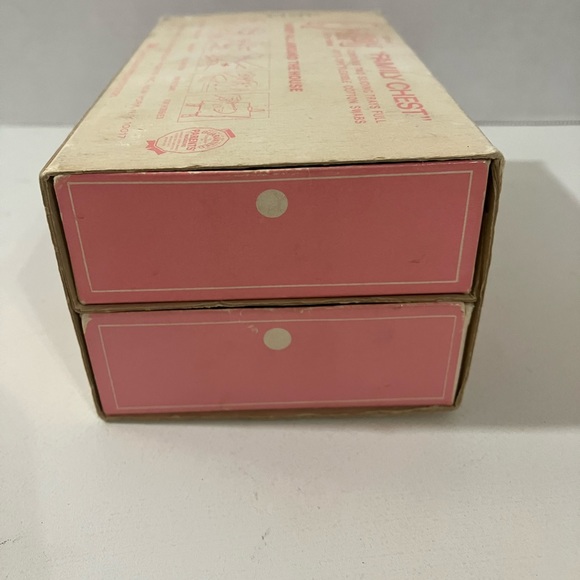 Vintage Q-Tip Box Family Chest Pink Decor 70’s - Picture 5 of 15